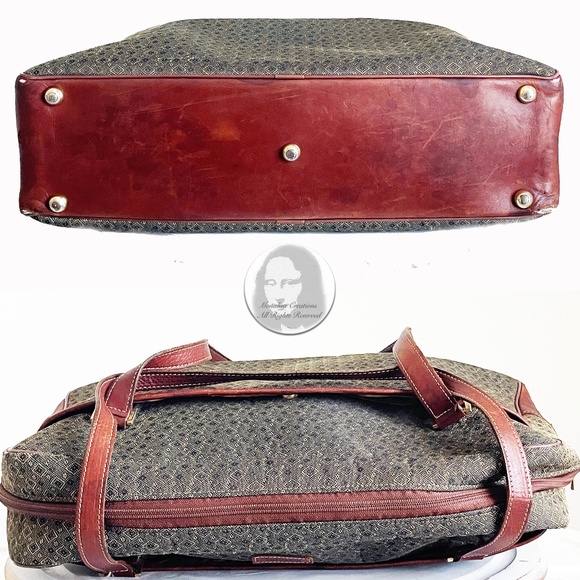 Hartmann Carry On Bag Wings Jacquard Diamond Pattern Vintage Y2K NEEDS REHAB! - Picture 9 of 12